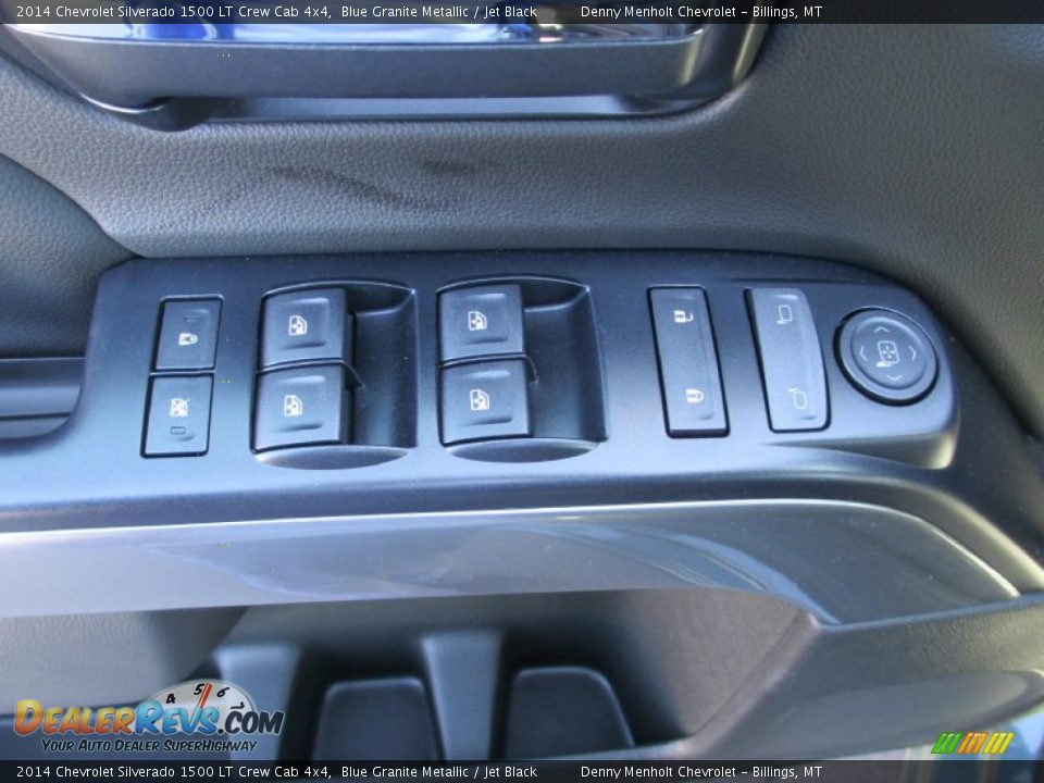 2014 Chevrolet Silverado 1500 LT Crew Cab 4x4 Blue Granite Metallic / Jet Black Photo #11