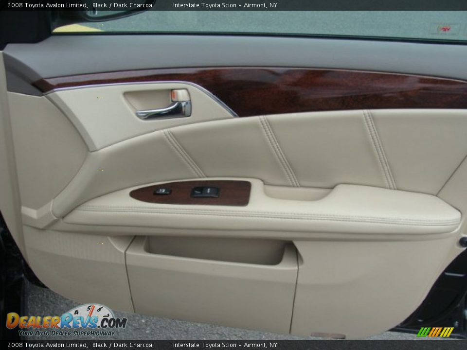 2008 Toyota Avalon Limited Black / Dark Charcoal Photo #21