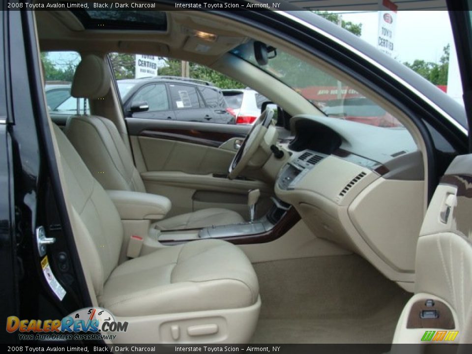 2008 Toyota Avalon Limited Black / Dark Charcoal Photo #23