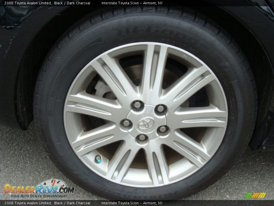 2008 Toyota Avalon Limited Black / Dark Charcoal Photo #24