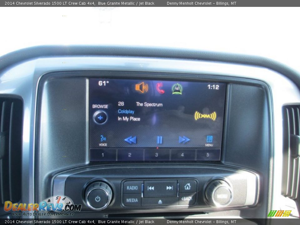 2014 Chevrolet Silverado 1500 LT Crew Cab 4x4 Blue Granite Metallic / Jet Black Photo #15