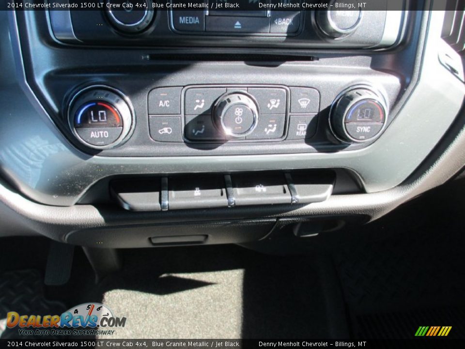 2014 Chevrolet Silverado 1500 LT Crew Cab 4x4 Blue Granite Metallic / Jet Black Photo #16