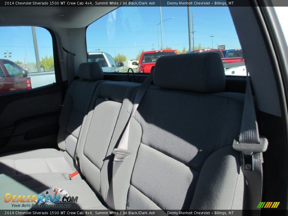2014 Chevrolet Silverado 1500 WT Crew Cab 4x4 Summit White / Jet Black/Dark Ash Photo #9