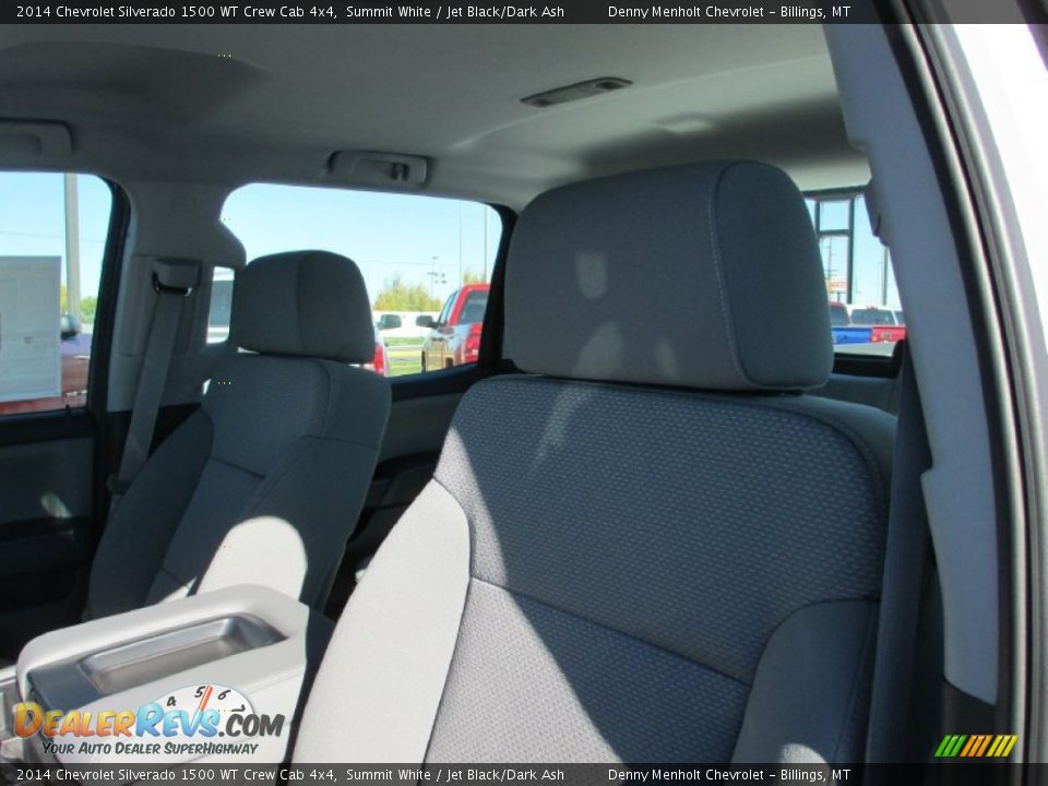 2014 Chevrolet Silverado 1500 WT Crew Cab 4x4 Summit White / Jet Black/Dark Ash Photo #11