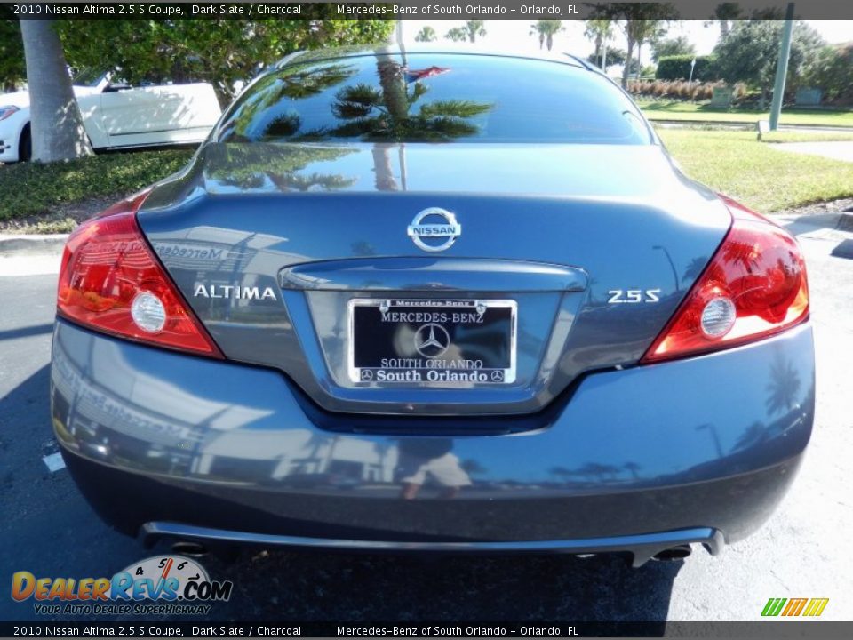 2010 Nissan Altima 2.5 S Coupe Dark Slate / Charcoal Photo #6