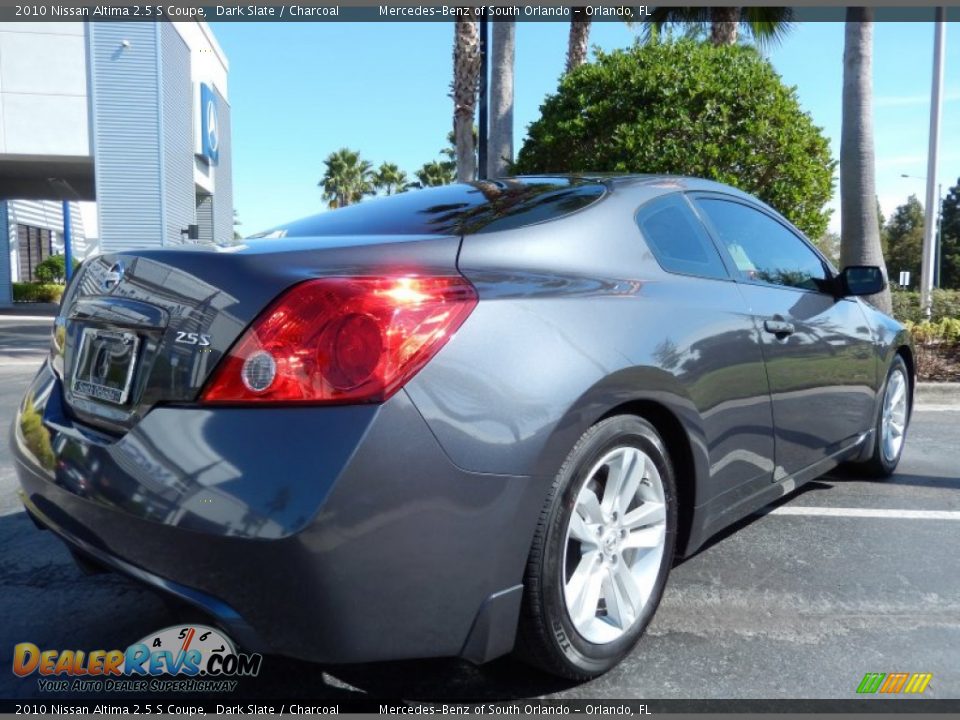 2010 Nissan Altima 2.5 S Coupe Dark Slate / Charcoal Photo #7