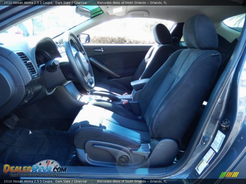2010 Nissan Altima 2.5 S Coupe Dark Slate / Charcoal Photo #13