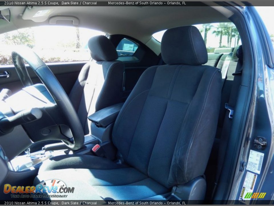 2010 Nissan Altima 2.5 S Coupe Dark Slate / Charcoal Photo #14