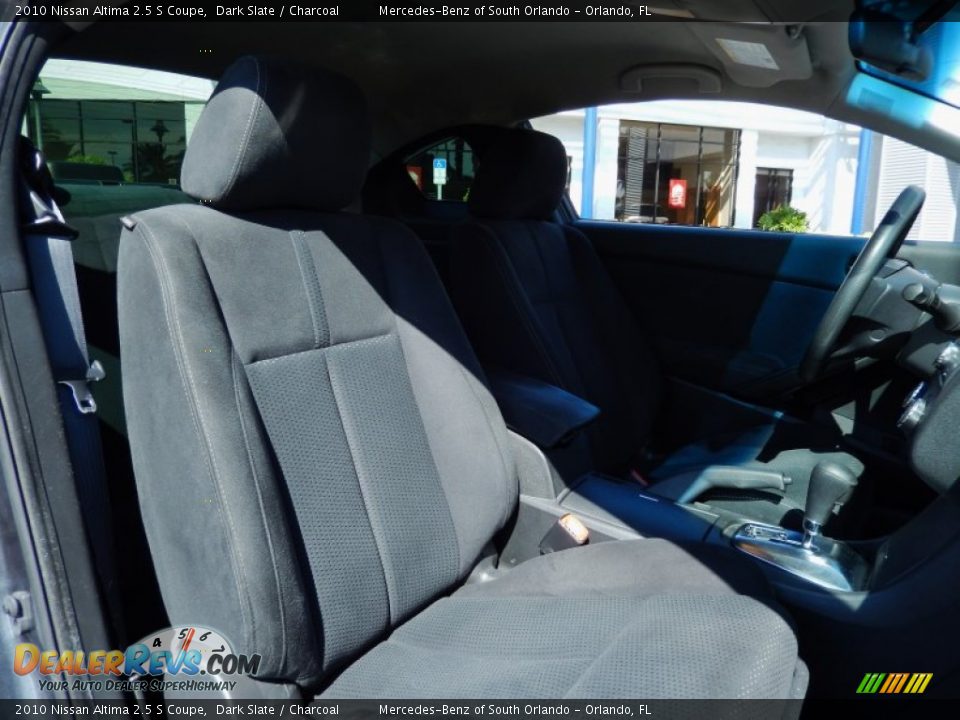 2010 Nissan Altima 2.5 S Coupe Dark Slate / Charcoal Photo #18