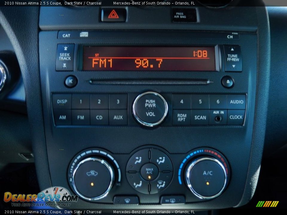 2010 Nissan Altima 2.5 S Coupe Dark Slate / Charcoal Photo #21