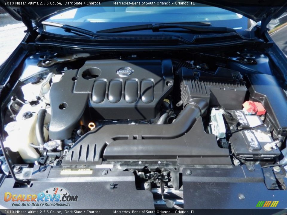 2010 Nissan Altima 2.5 S Coupe Dark Slate / Charcoal Photo #23