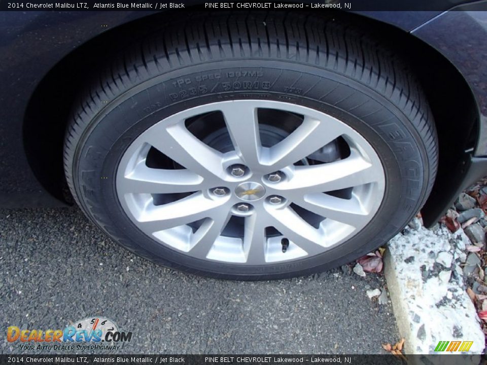 2014 Chevrolet Malibu LTZ Atlantis Blue Metallic / Jet Black Photo #3