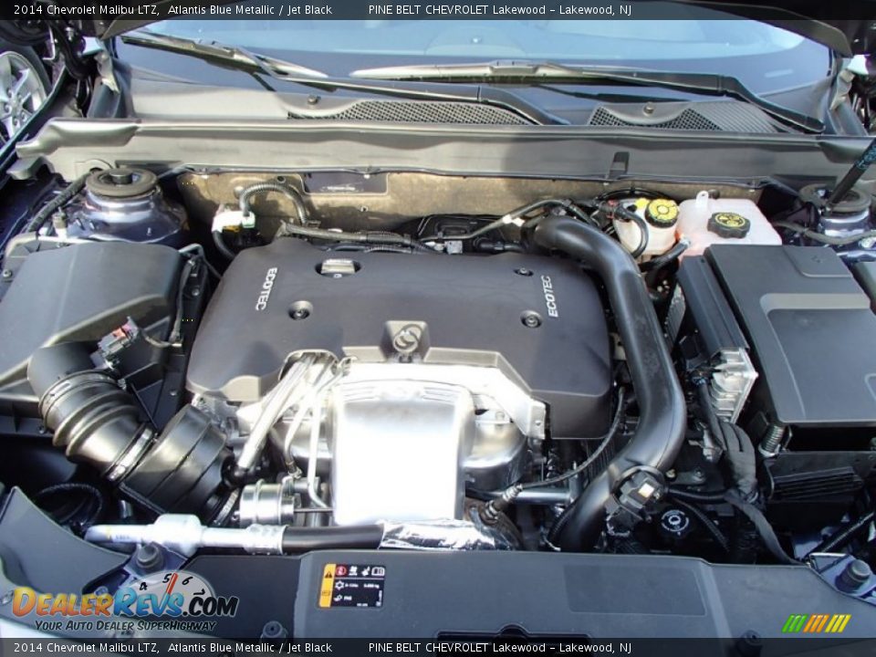 2014 Chevrolet Malibu LTZ Atlantis Blue Metallic / Jet Black Photo #10