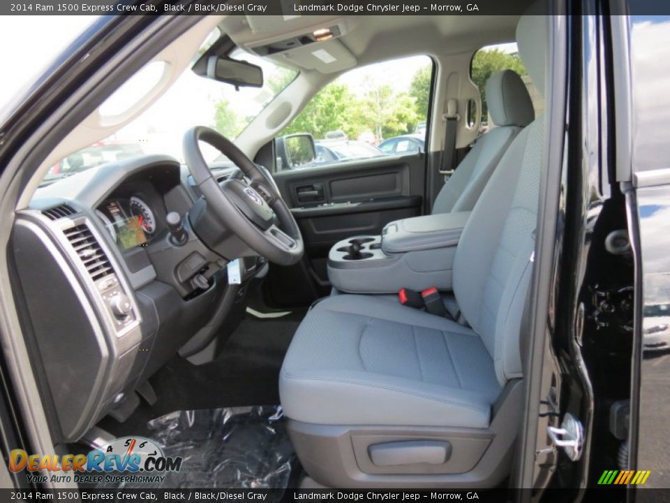 Front Seat of 2014 Ram 1500 Express Crew Cab Photo #6