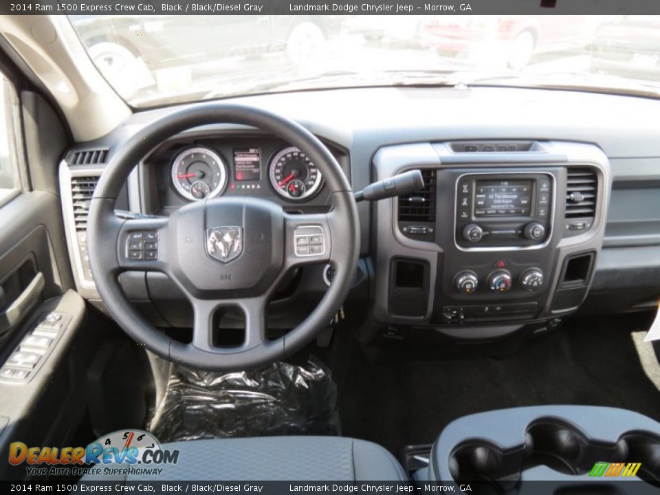 Dashboard of 2014 Ram 1500 Express Crew Cab Photo #8