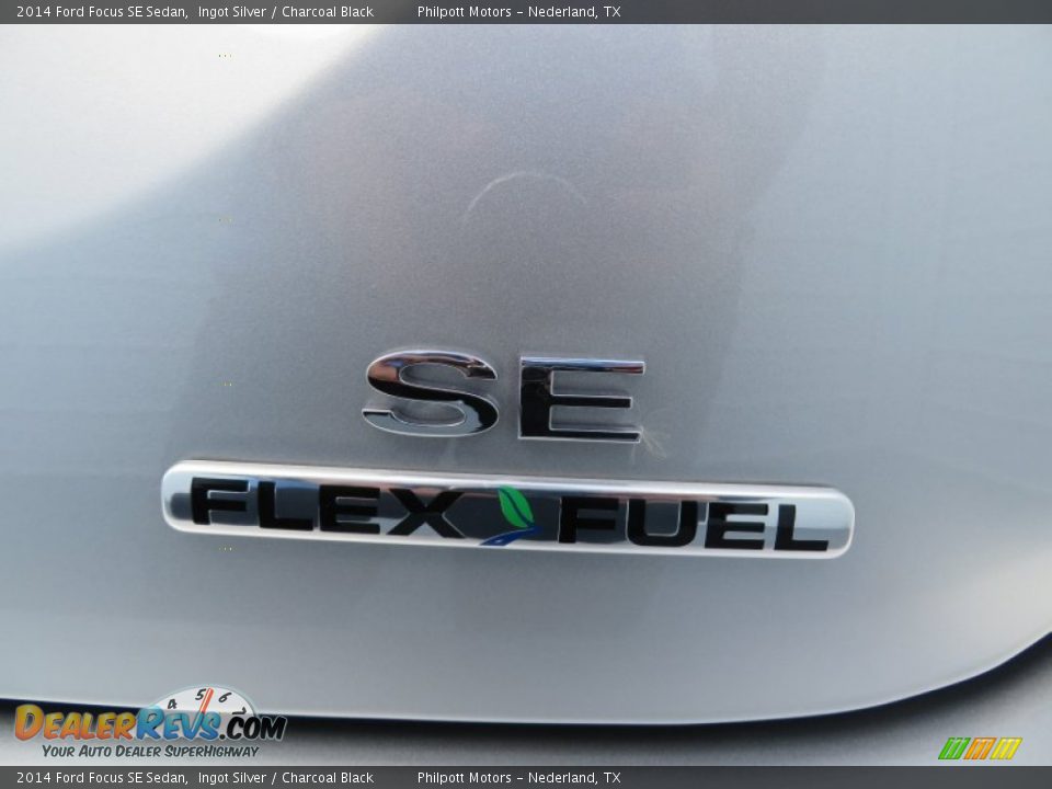 2014 Ford Focus SE Sedan Ingot Silver / Charcoal Black Photo #16