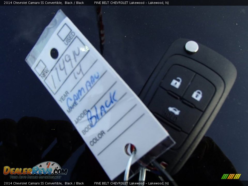 2014 Chevrolet Camaro SS Convertible Black / Black Photo #12
