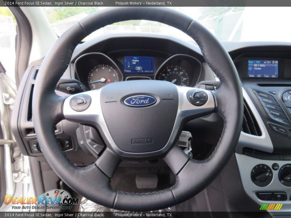 2014 Ford Focus SE Sedan Steering Wheel Photo #31