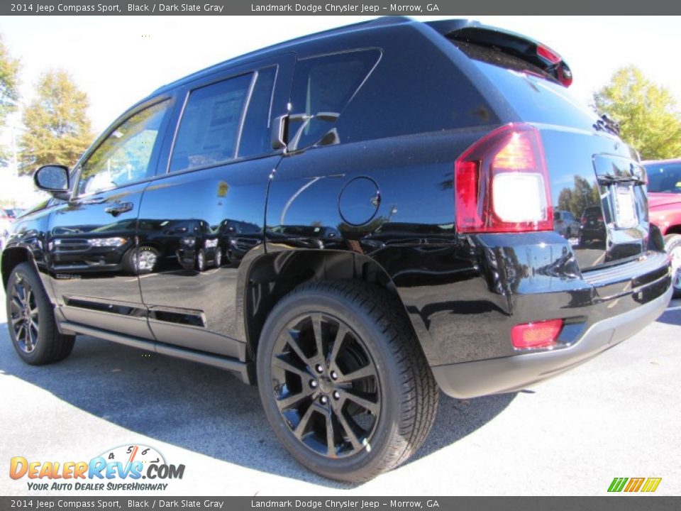 2014 Jeep Compass Sport Black / Dark Slate Gray Photo #2