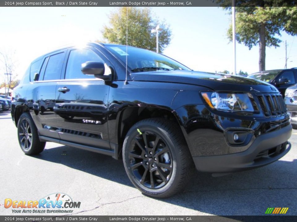 2014 Jeep Compass Sport Black / Dark Slate Gray Photo #4