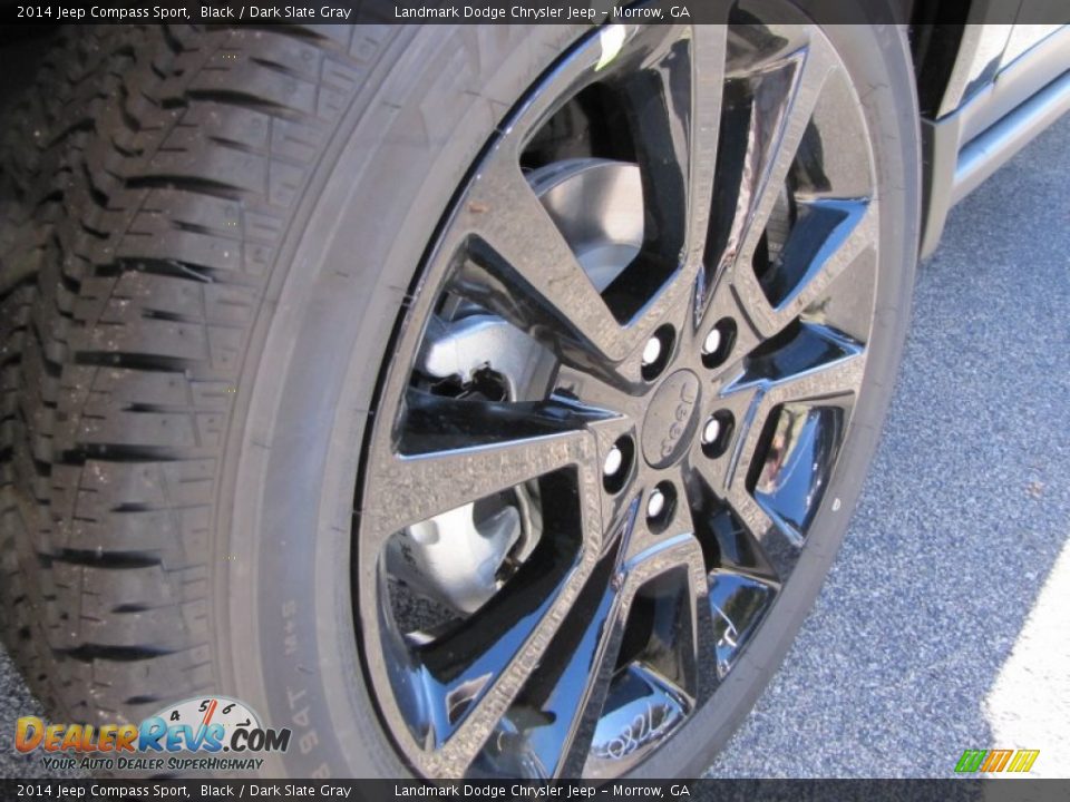 2014 Jeep Compass Sport Black / Dark Slate Gray Photo #5