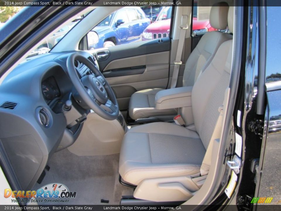 2014 Jeep Compass Sport Black / Dark Slate Gray Photo #6