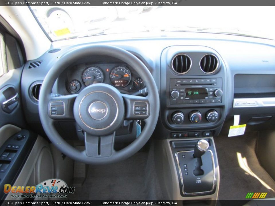 2014 Jeep Compass Sport Black / Dark Slate Gray Photo #8