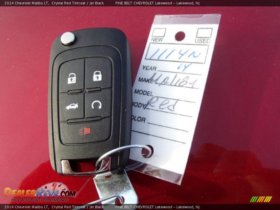 2014 Chevrolet Malibu LT Crystal Red Tintcoat / Jet Black Photo #10