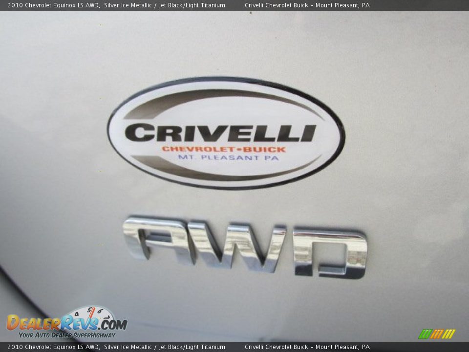 2010 Chevrolet Equinox LS AWD Silver Ice Metallic / Jet Black/Light Titanium Photo #6