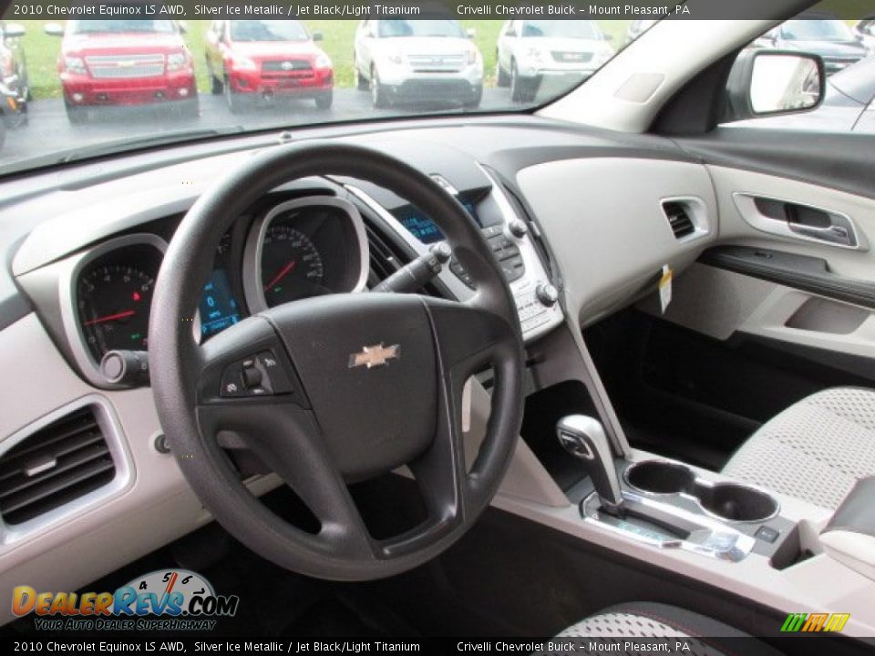 2010 Chevrolet Equinox LS AWD Silver Ice Metallic / Jet Black/Light Titanium Photo #10