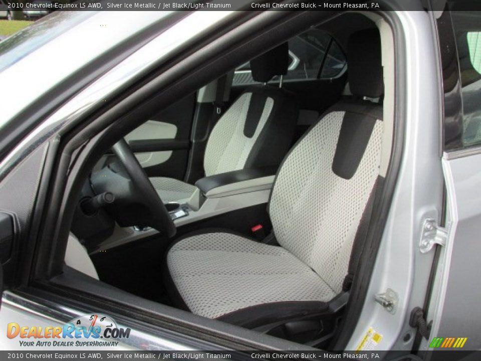 2010 Chevrolet Equinox LS AWD Silver Ice Metallic / Jet Black/Light Titanium Photo #11