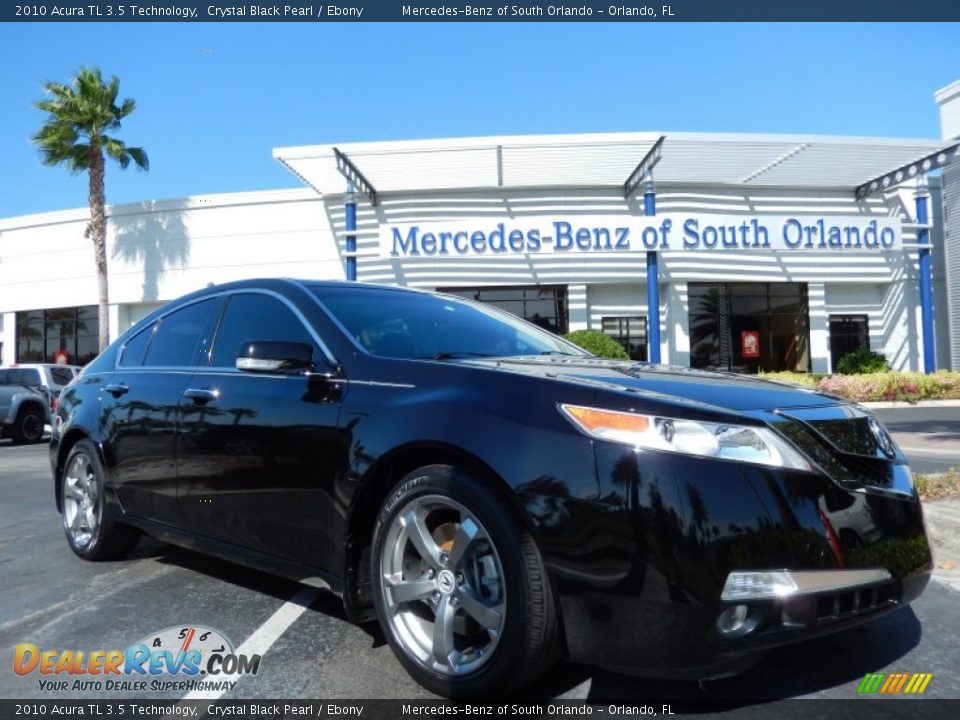 2010 Acura TL 3.5 Technology Crystal Black Pearl / Ebony Photo #1