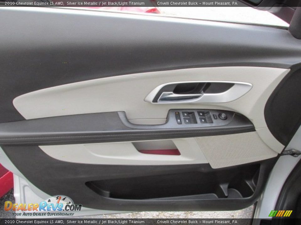 2010 Chevrolet Equinox LS AWD Silver Ice Metallic / Jet Black/Light Titanium Photo #13