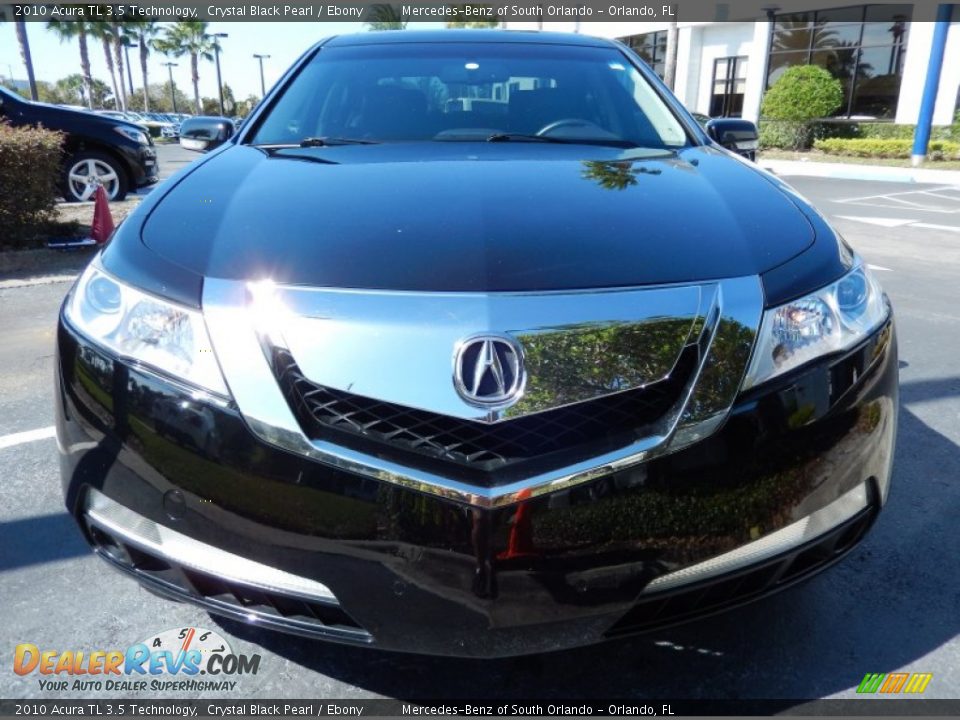 2010 Acura TL 3.5 Technology Crystal Black Pearl / Ebony Photo #2