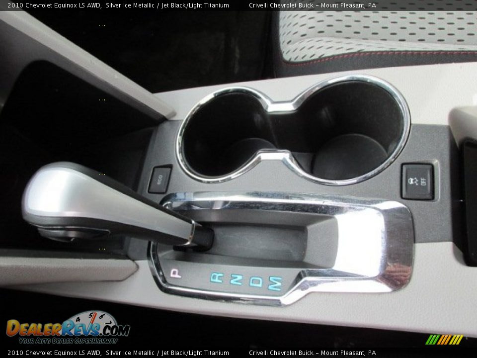 2010 Chevrolet Equinox LS AWD Silver Ice Metallic / Jet Black/Light Titanium Photo #14