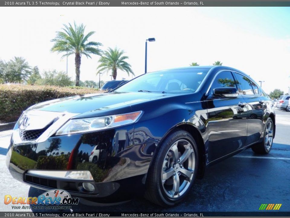 2010 Acura TL 3.5 Technology Crystal Black Pearl / Ebony Photo #3