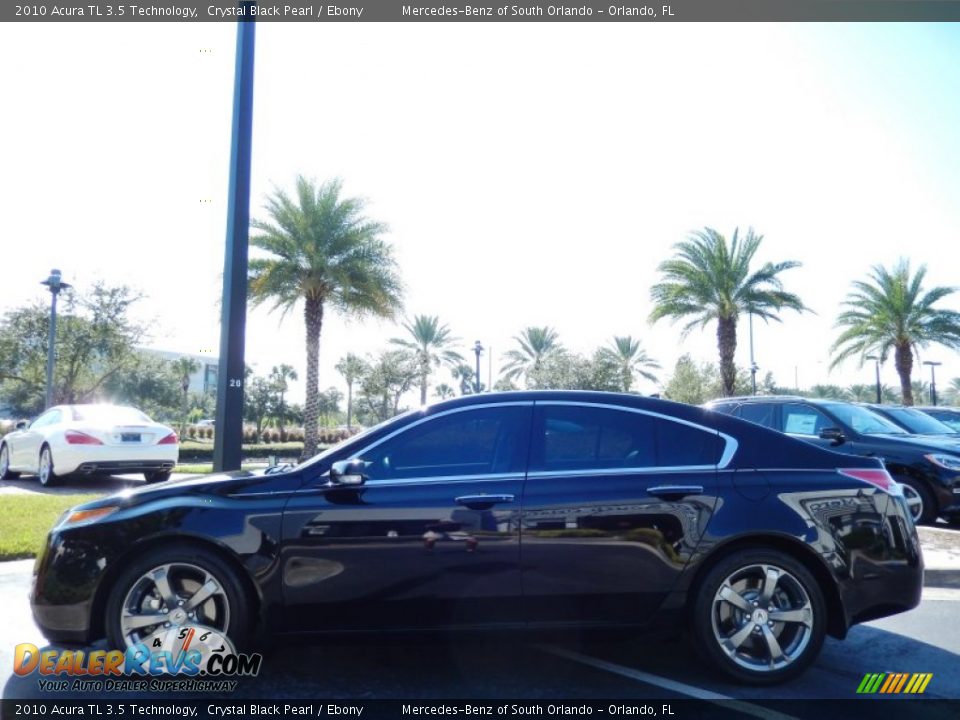 2010 Acura TL 3.5 Technology Crystal Black Pearl / Ebony Photo #4