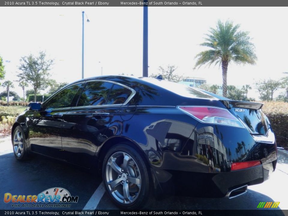 2010 Acura TL 3.5 Technology Crystal Black Pearl / Ebony Photo #5