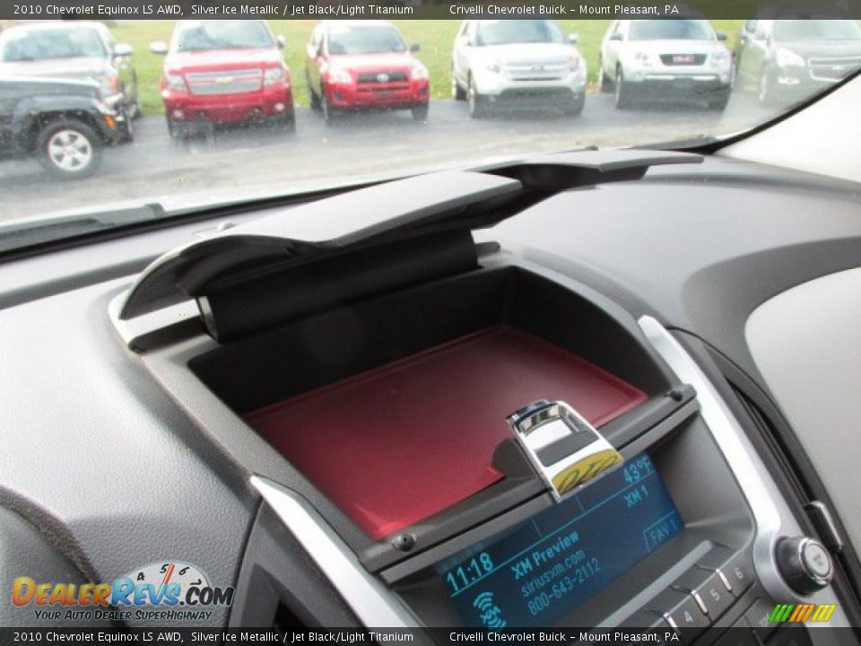 2010 Chevrolet Equinox LS AWD Silver Ice Metallic / Jet Black/Light Titanium Photo #17