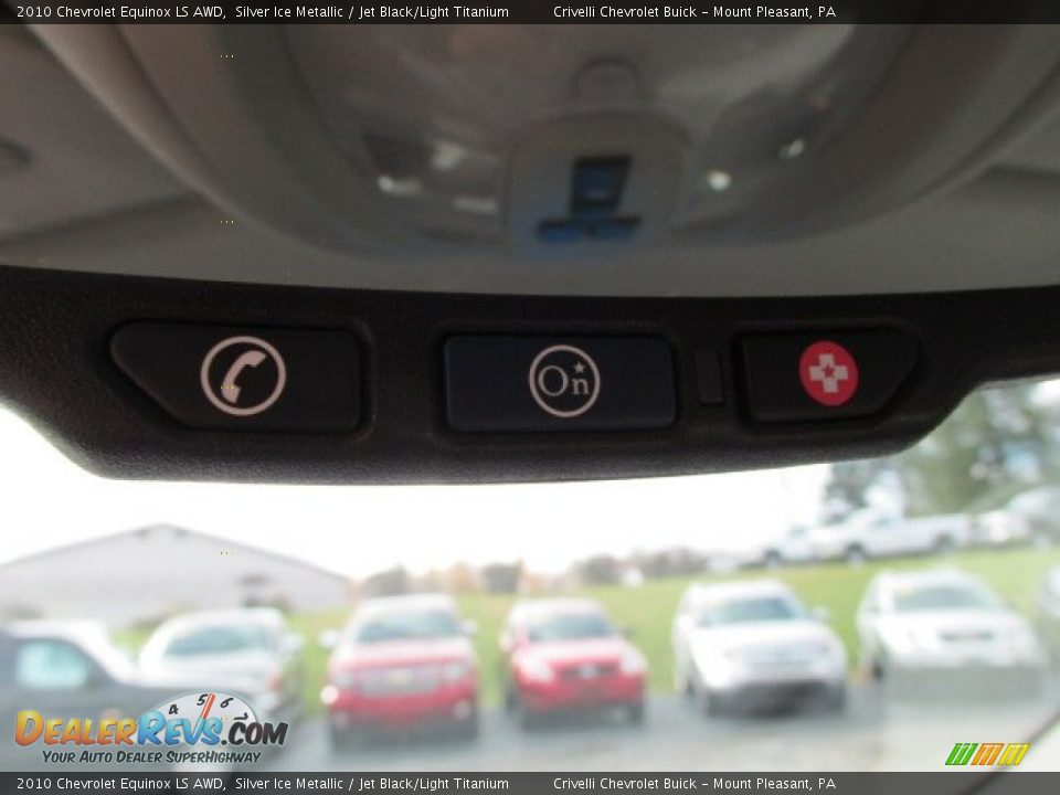 2010 Chevrolet Equinox LS AWD Silver Ice Metallic / Jet Black/Light Titanium Photo #18