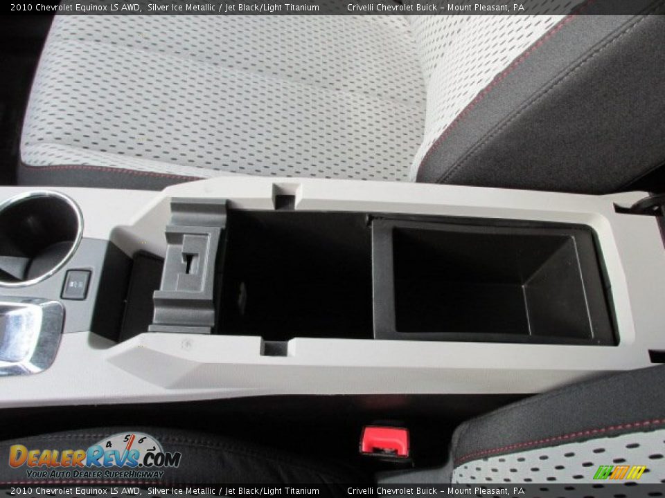 2010 Chevrolet Equinox LS AWD Silver Ice Metallic / Jet Black/Light Titanium Photo #19