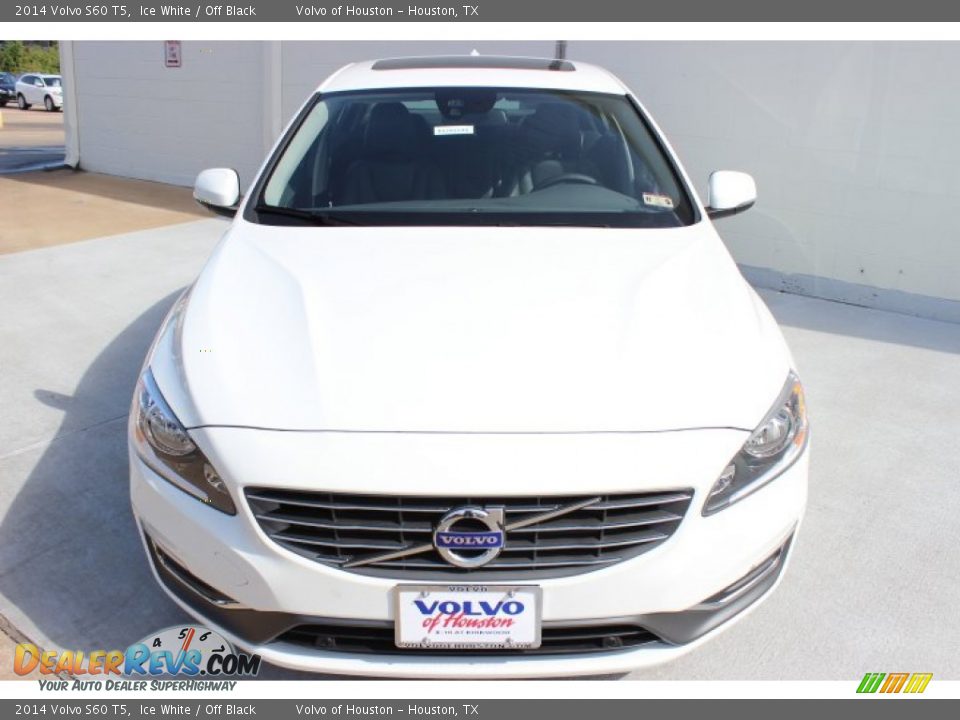 2014 Volvo S60 T5 Ice White / Off Black Photo #2