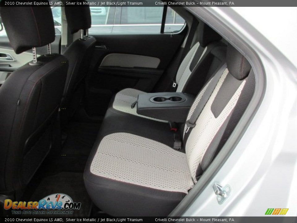 2010 Chevrolet Equinox LS AWD Silver Ice Metallic / Jet Black/Light Titanium Photo #20