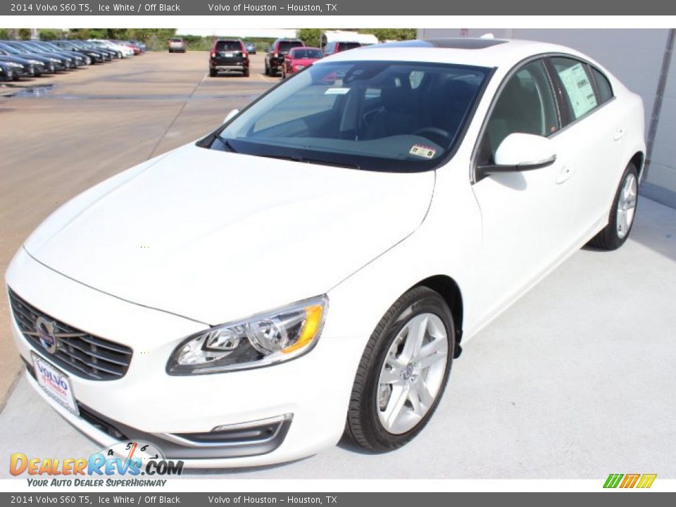 2014 Volvo S60 T5 Ice White / Off Black Photo #3