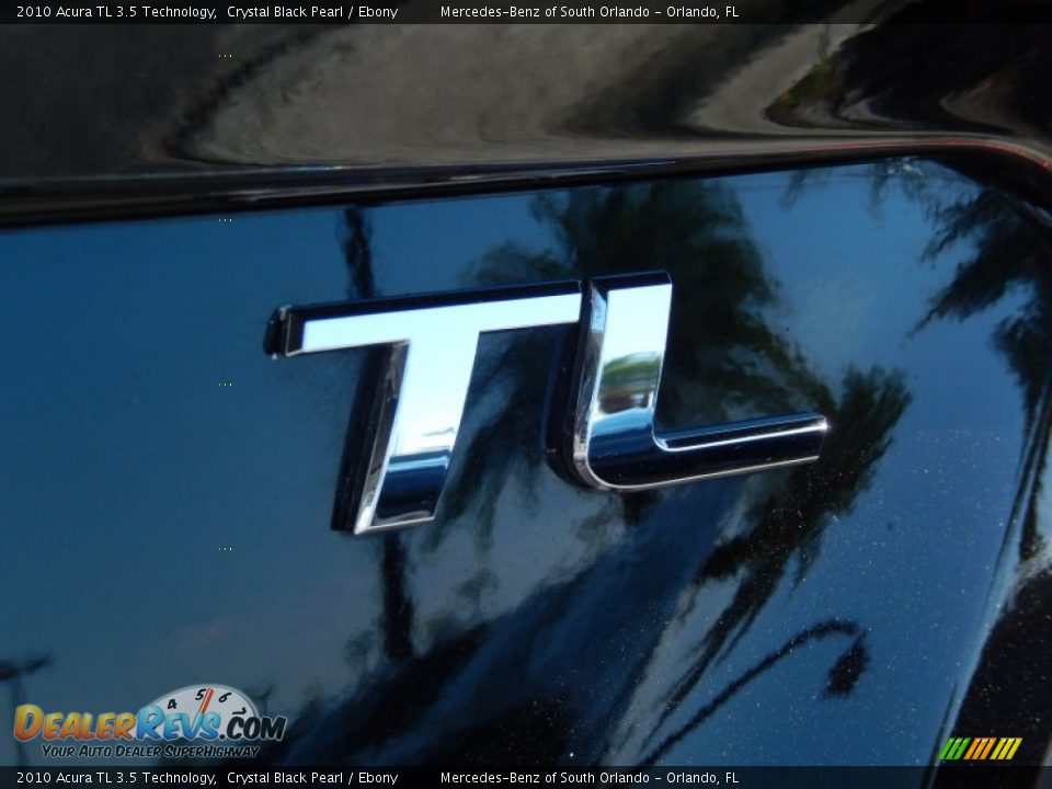 2010 Acura TL 3.5 Technology Crystal Black Pearl / Ebony Photo #9