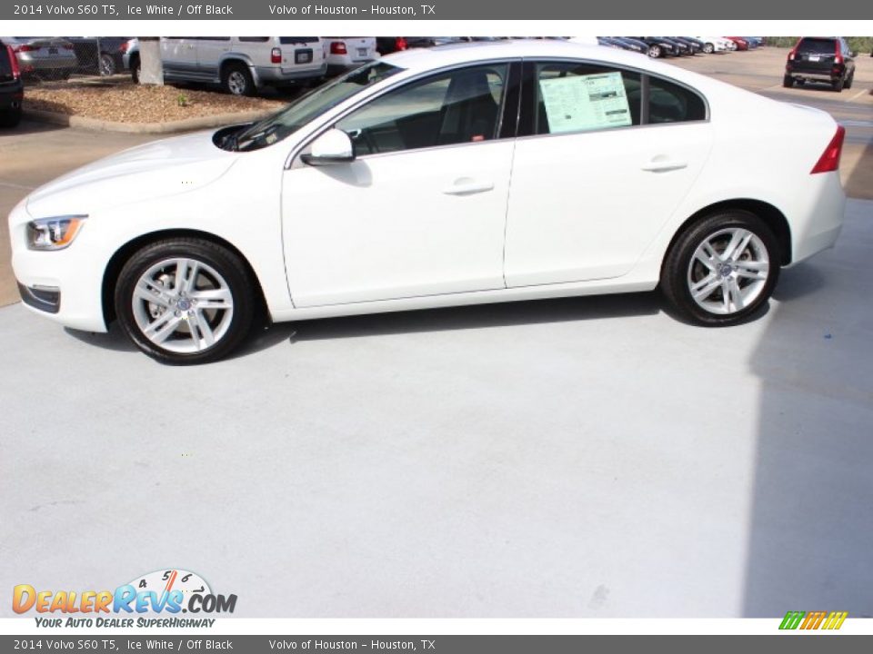 2014 Volvo S60 T5 Ice White / Off Black Photo #4