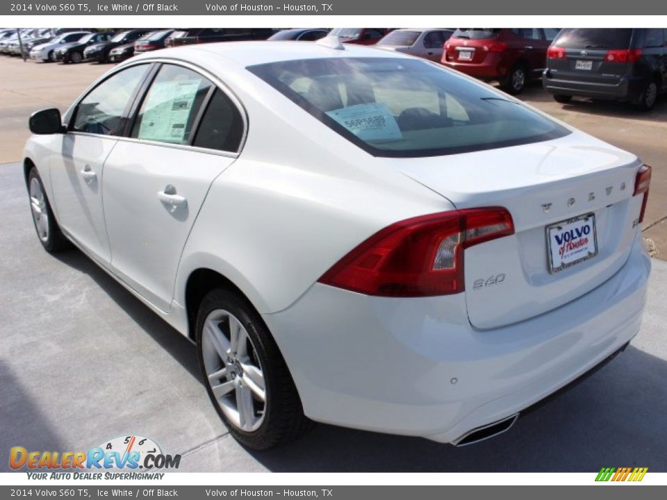 2014 Volvo S60 T5 Ice White / Off Black Photo #5