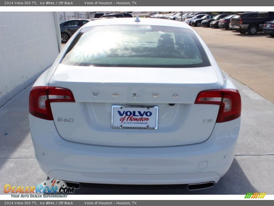 2014 Volvo S60 T5 Ice White / Off Black Photo #6