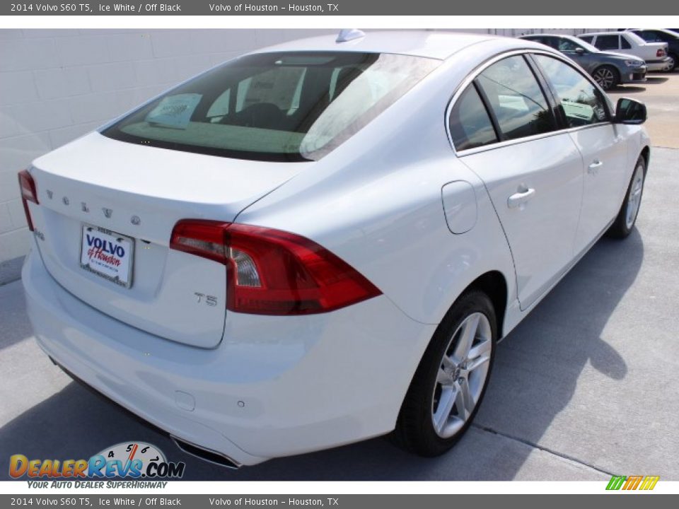 2014 Volvo S60 T5 Ice White / Off Black Photo #7