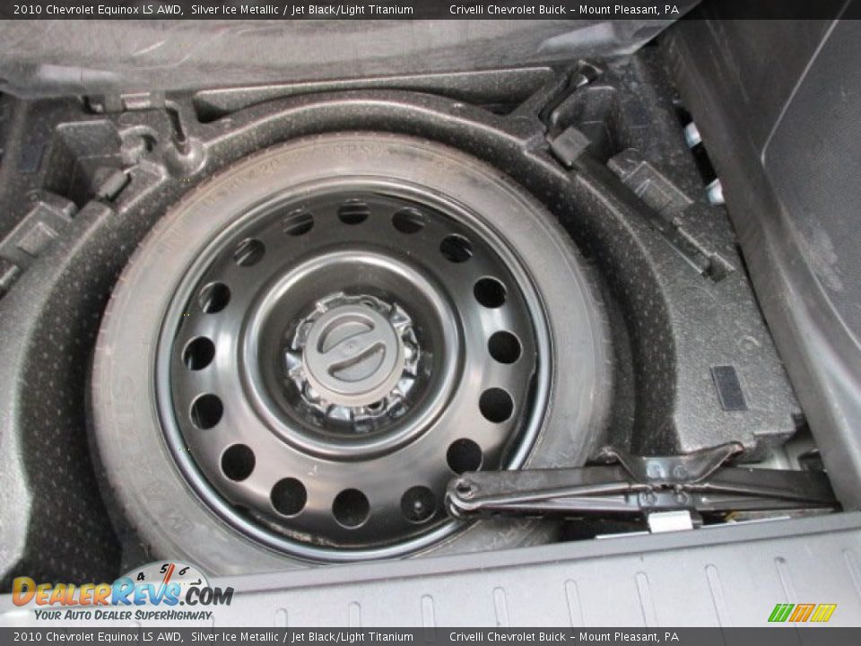 2010 Chevrolet Equinox LS AWD Silver Ice Metallic / Jet Black/Light Titanium Photo #23
